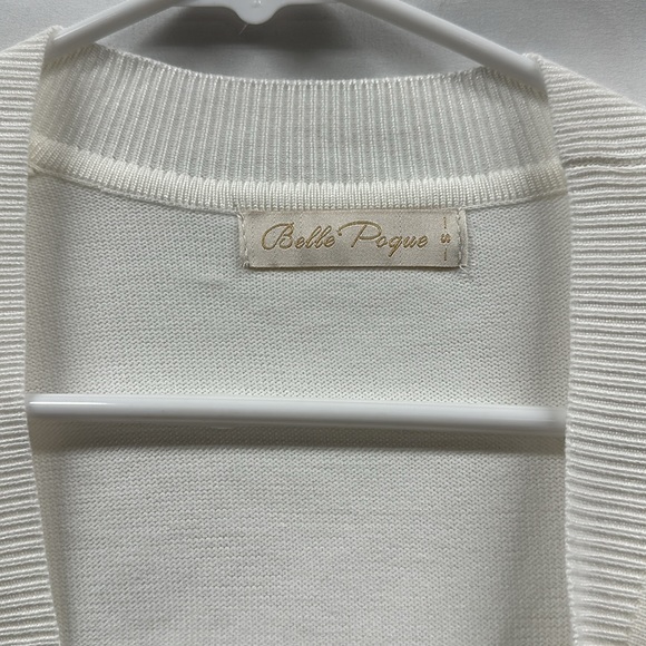 Belle Poque Open Front Cropped Cardigan - Picture 2 of 5